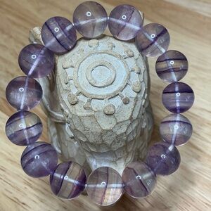 Purple Banded Fluorite 14mm